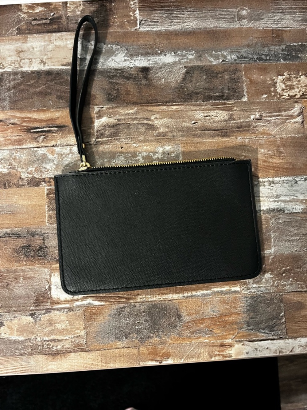 Kate Spade New York Black Leather Wristlet Wallet - Picture 2 of 3